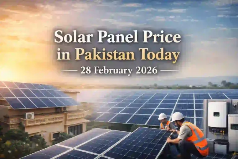 Solar Panel Price in Pakistan Today – 28 February 2026 (Updated Rates) 5 Solar Panel Price in Pakistan Today – 28 February 2026