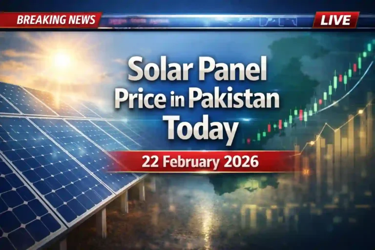 Solar Panel Price in Pakistan on 22 February 2026 | Daily Solar Rates Update 1 Solar Panel Price in Pakistan on 22 February 2026