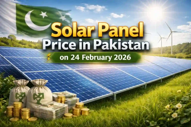 Solar Panel Price in Pakistan on 24 February 2026