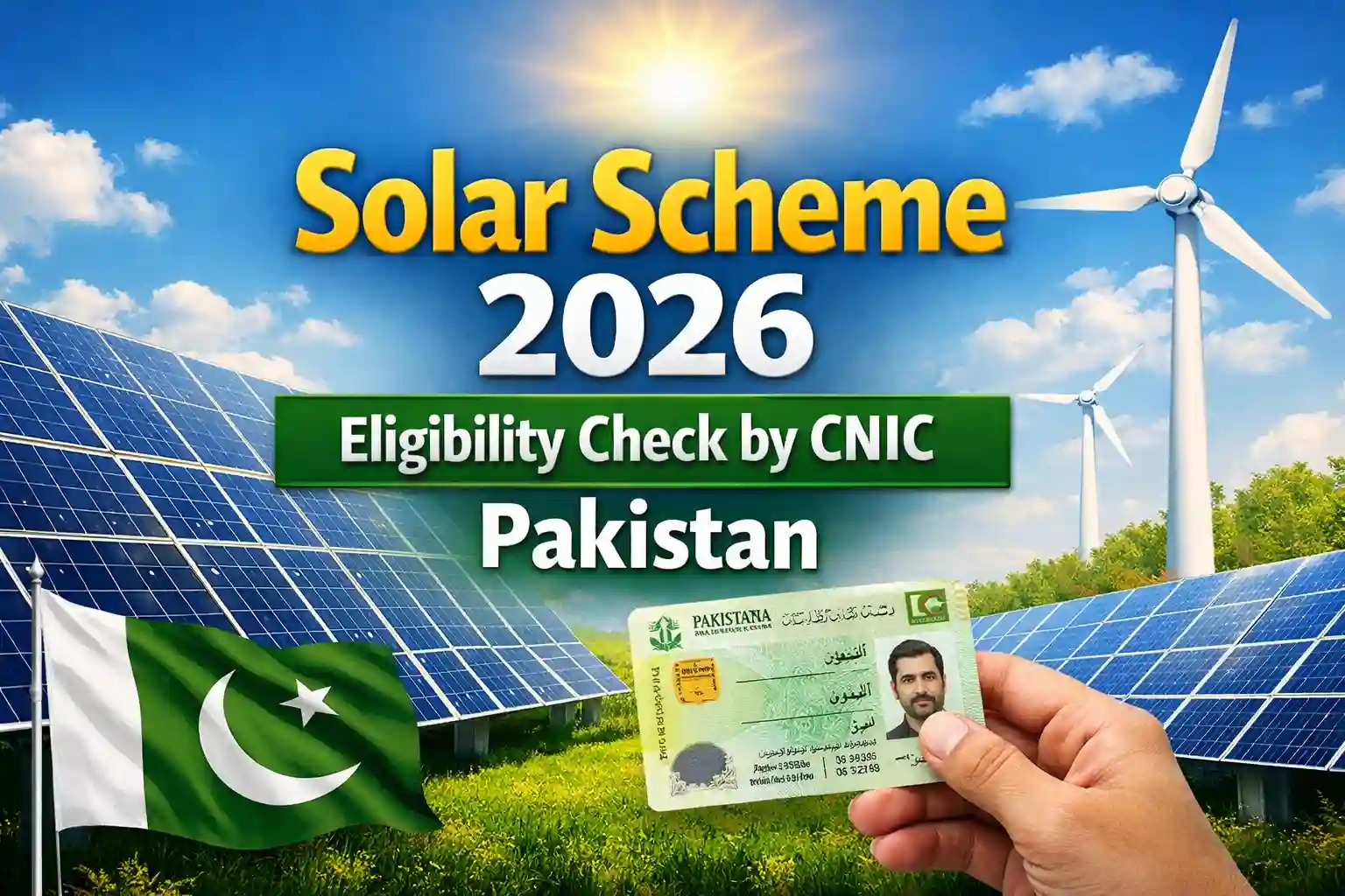Solar Scheme 2026 Eligibility Check by CNIC Pakistan