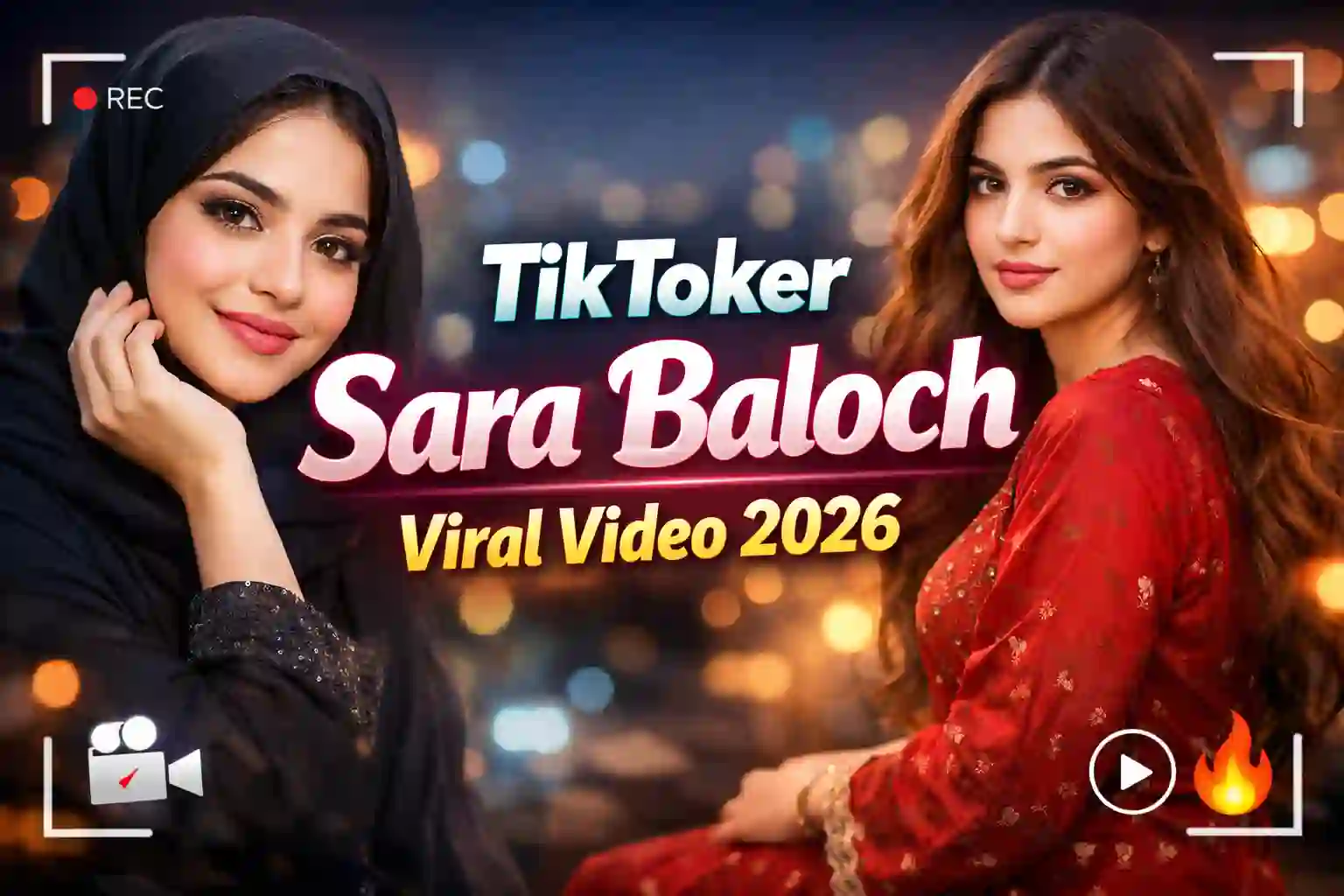 TikToker Sara Baloch Viral Video 2026: What Happened? Complete Details 1 TikToker Sara Baloch Viral Video 2026