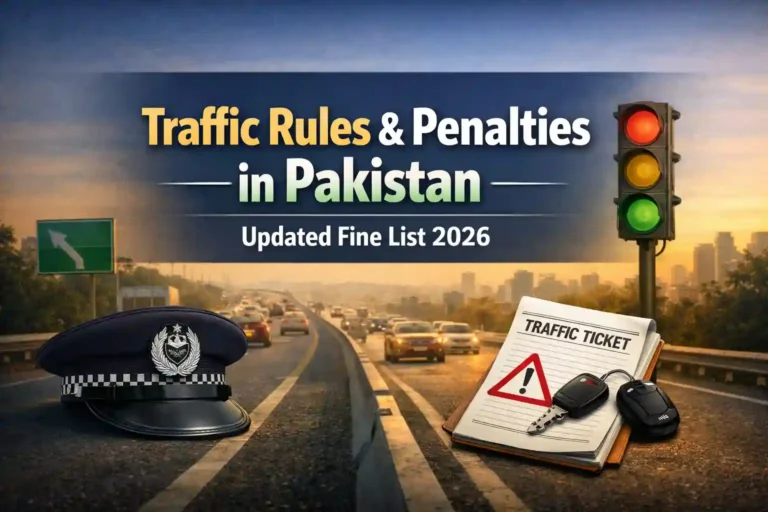 Traffic Rules & Penalties in Pakistan