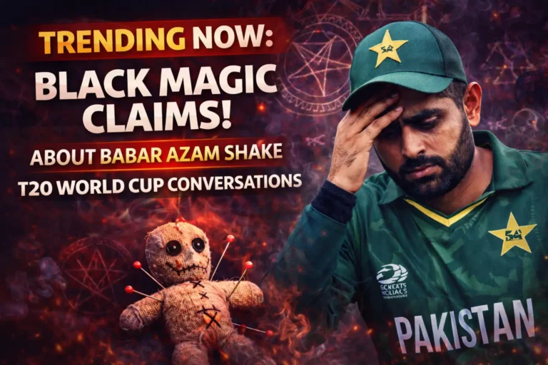 Trending Now Black Magic Claims About Babar Azam Shake T20 World Cup Conversations