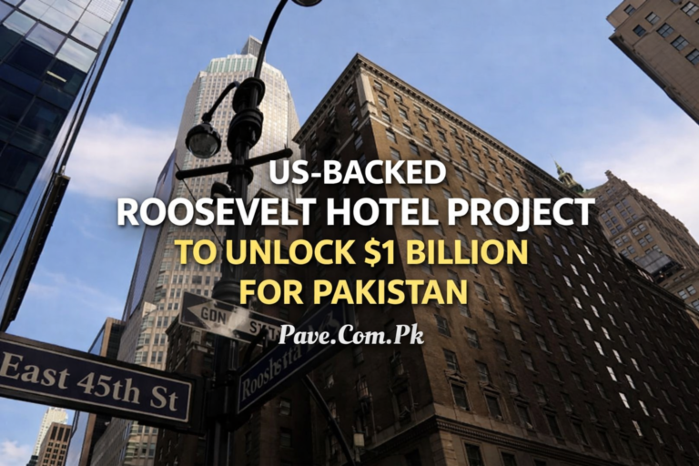 US-Backed Roosevelt Hotel Project to Unlock $1 Billion for Pakistan 2 US-Backed Roosevelt Hotel Project to Unlock $1 Billion for Pakistan