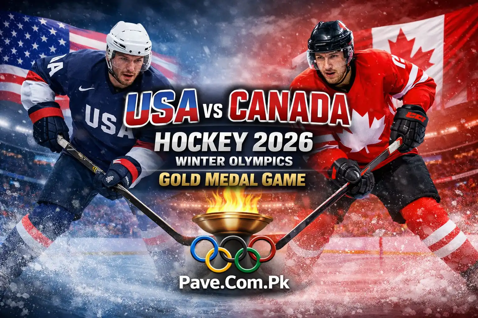 USA vs Canada Hockey 2026 Winter Olympics Gold Medal Game 1 USA vs Canada Hockey 2026 Winter Olympics Gold Medal Game