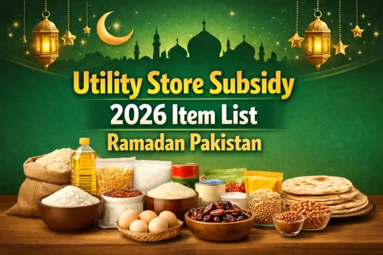 Utility Store Subsidy 2026 Item List Ramadan Pakistan 10 Utility Store Subsidy 2026 Item List Ramadan Pakistan
