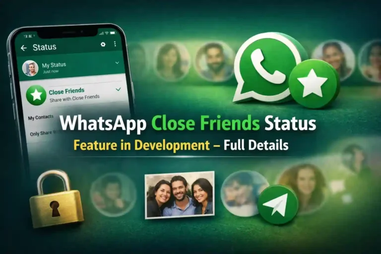 WhatsApp Close Friends Status Feature in Development