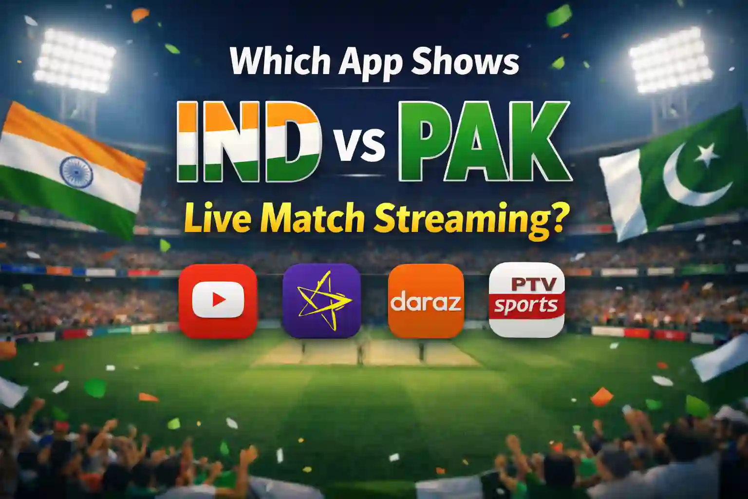 Which App Shows IND vs PAK Live Match Streaming? 1 Which App Shows IND vs PAK Live Match Streaming?