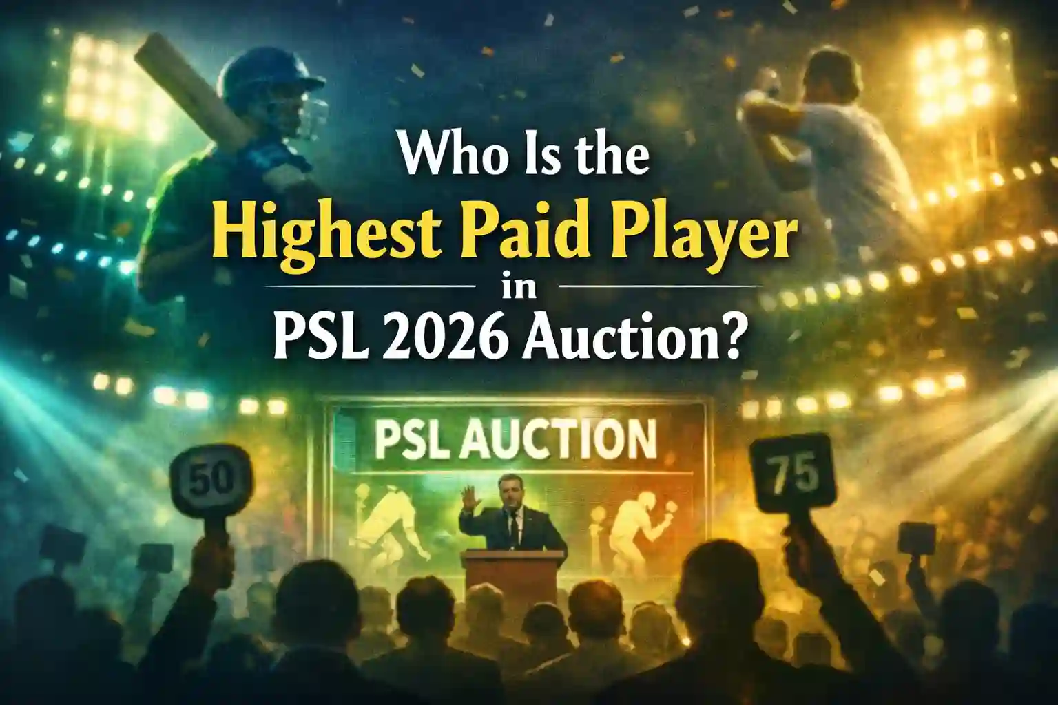 Who Is the Highest Paid Player in PSL 2026 Auction?