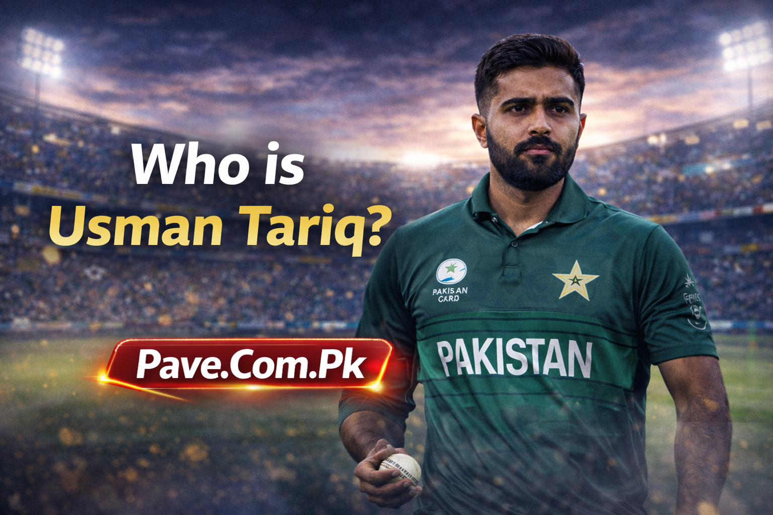 Who is Usman Tariq Pakistani Cricketer Complete Profile Background Career Journey Success Story
