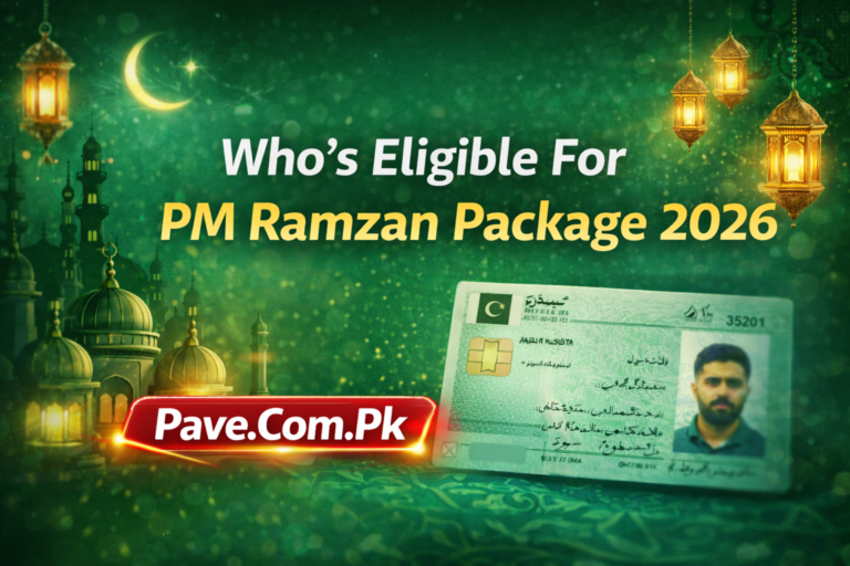 Who’s Eligible For PM Ramzan Package 2026 – Complete Application Process & CNIC Verification