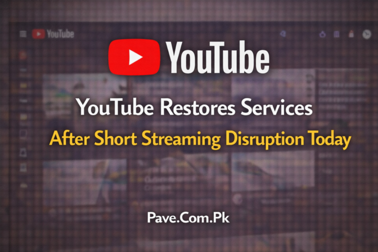 YouTube Restores Services After Short Streaming Disruption Today
