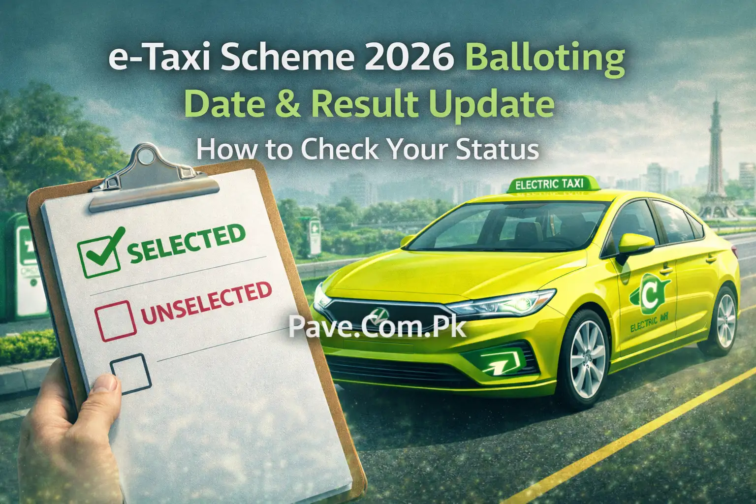 e-Taxi Scheme 2026 Balloting Date & Result Update – How to Check Your Status