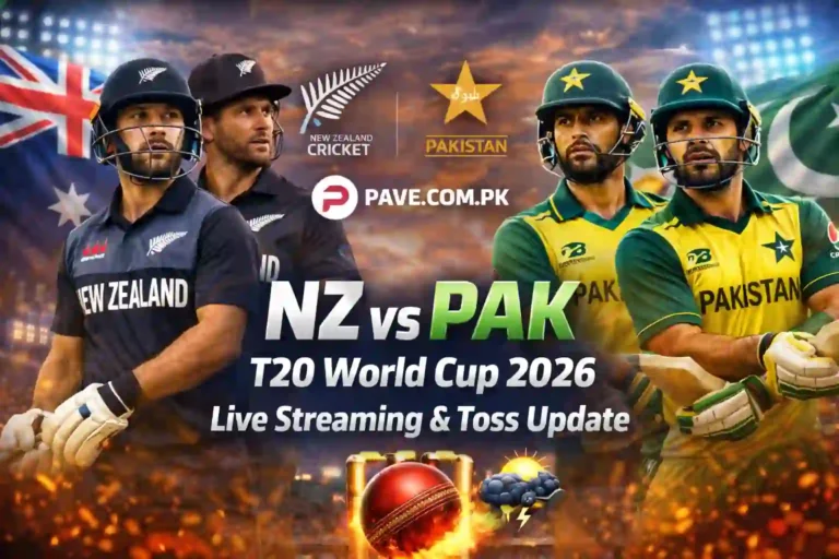 NZ vs PAK T20 World Cup 2026 – Live Streaming & Toss Update
