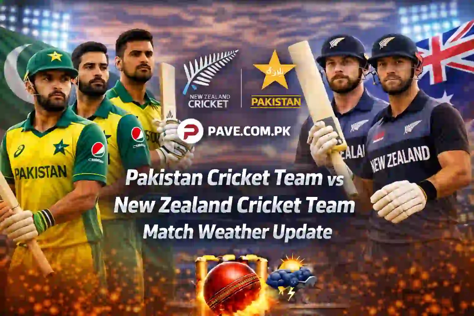 Pakistan Cricket Team vs New Zealand Cricket Team Match Weather Update
