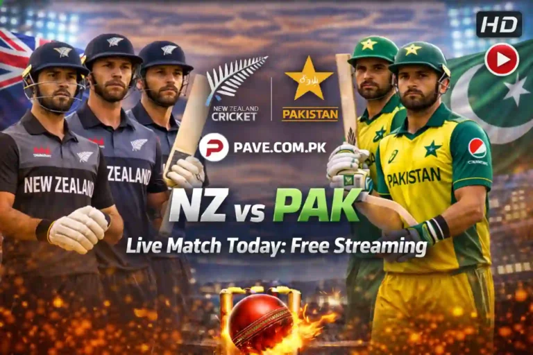 NZ vs PAK Live Match Today: Free Streaming