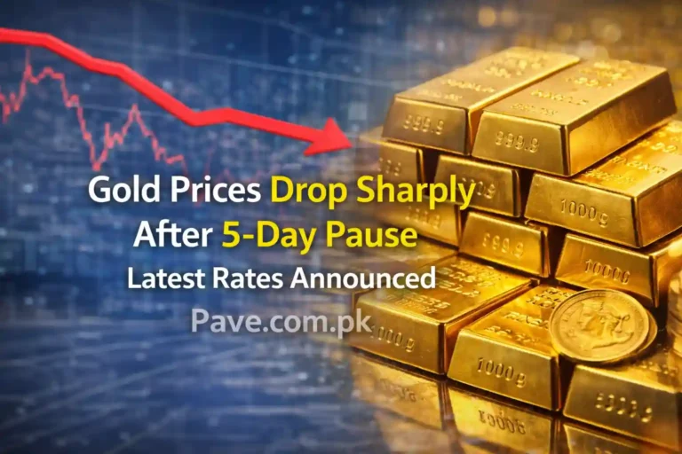 Gold Prices Drop Sharply After 5-Day Pause – Latest Rates Announced