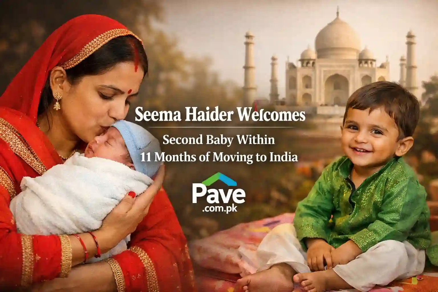 Seema Haider Welcomes Second Baby Within 11 Months of Moving to India 1 Seema Haider Welcomes Second Baby Within 11 Months of Moving to India