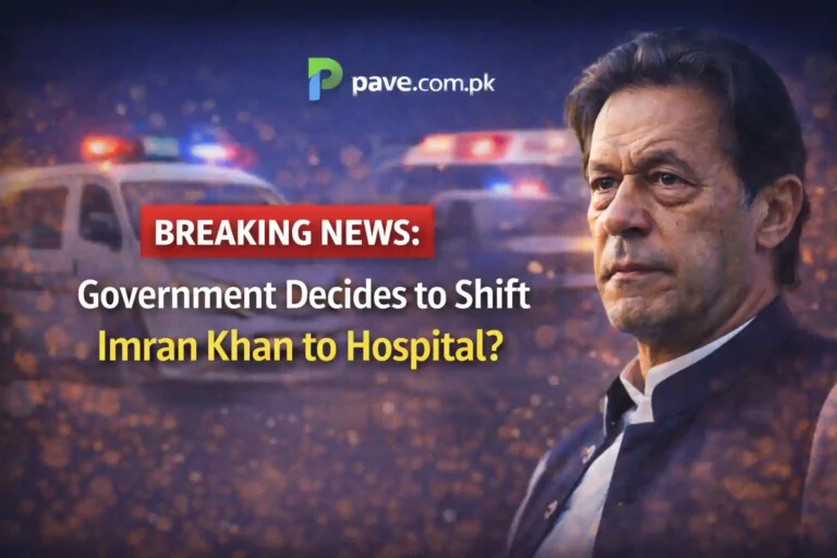 Breaking News: Government Decides to Shift Imran Khan to Hospital?