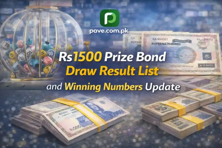 Rs1500 Prize Bond Draw Result List and Winning Numbers Update