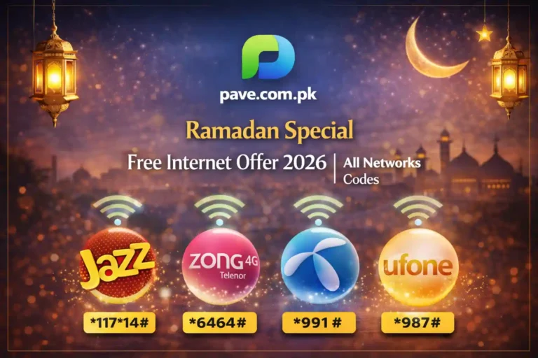 Breaking News Ramadan Special Free Internet Offer 2026 | All Networks Codes 10 Ramadan Special Free Internet Offer 2026 | All Networks Codes