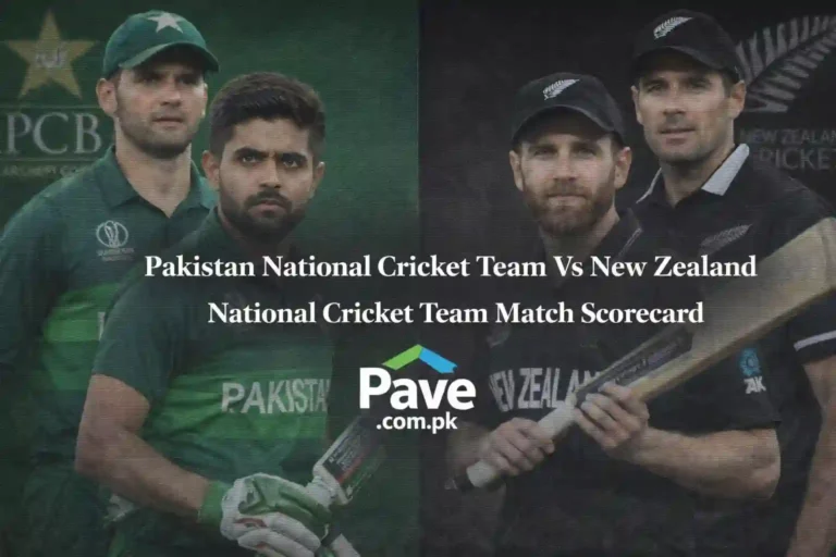 Pakistan National Cricket Team Vs New Zealand National Cricket Team Match Scorecard