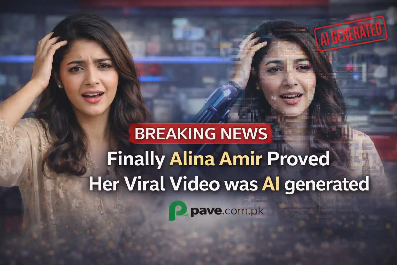 Breaking News: Finally Alina Amir Proved Her Viral Video was AI generated