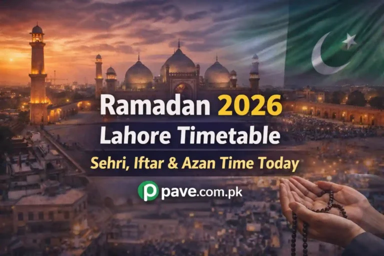 Ramadan 2026 Lahore Timetable – Sehri, Iftar & Azan Time Today 3 Ramadan 2026 Lahore Timetable – Sehri, Iftar & Azan Time Today