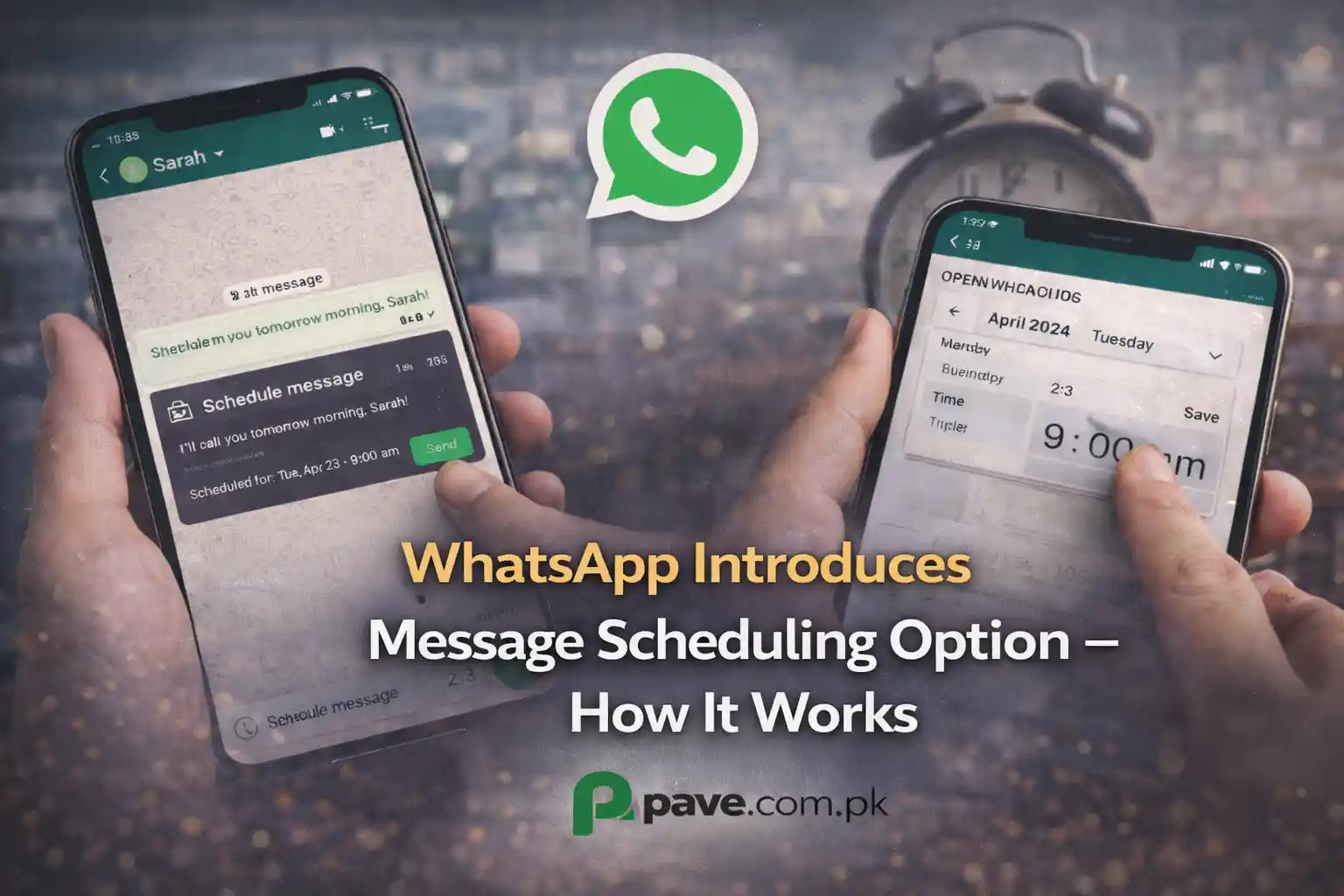 WhatsApp Introduces Message Scheduling Option – How It Works 1 WhatsApp Introduces Message Scheduling Option – How It Works