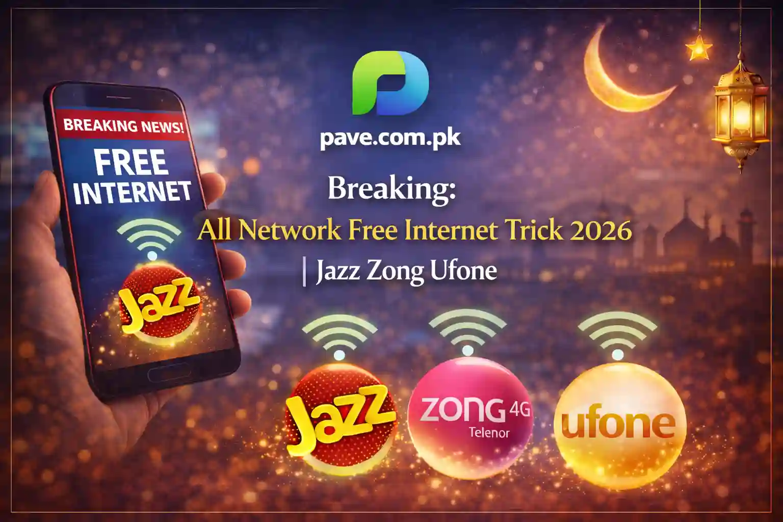 Breaking: All Network Free Internet Trick 2026 | Jazz Zong Ufone 1 Breaking: All Network Free Internet Trick 2026 | Jazz Zong Ufone