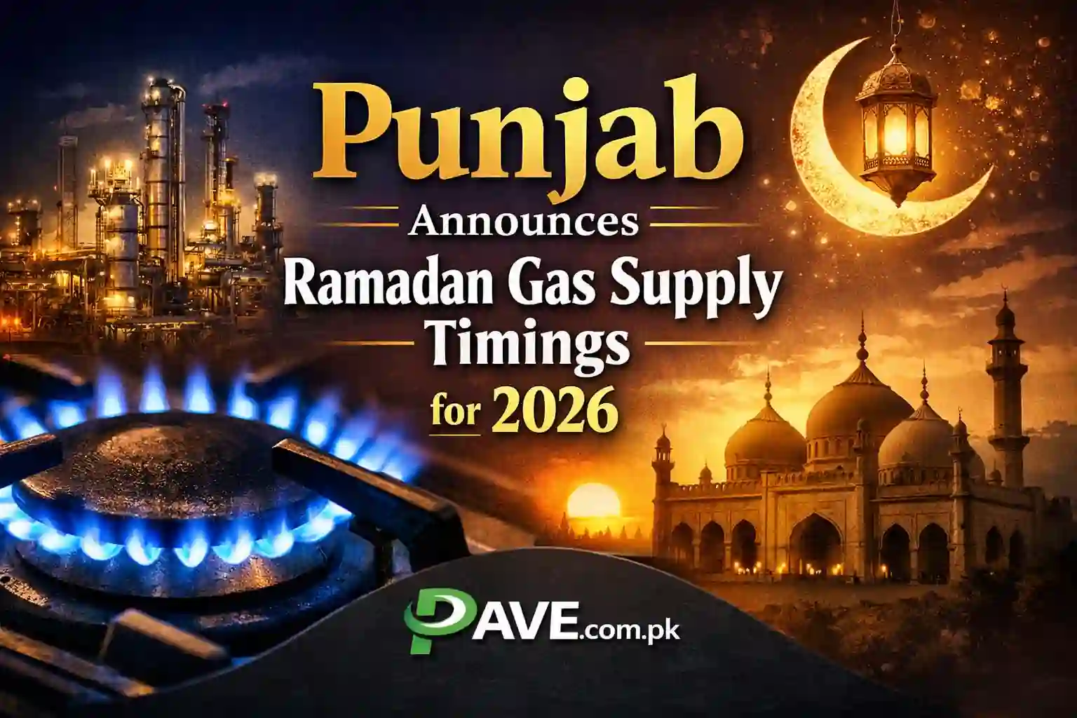Punjab Announces Ramadan Gas Supply Timings for 2026