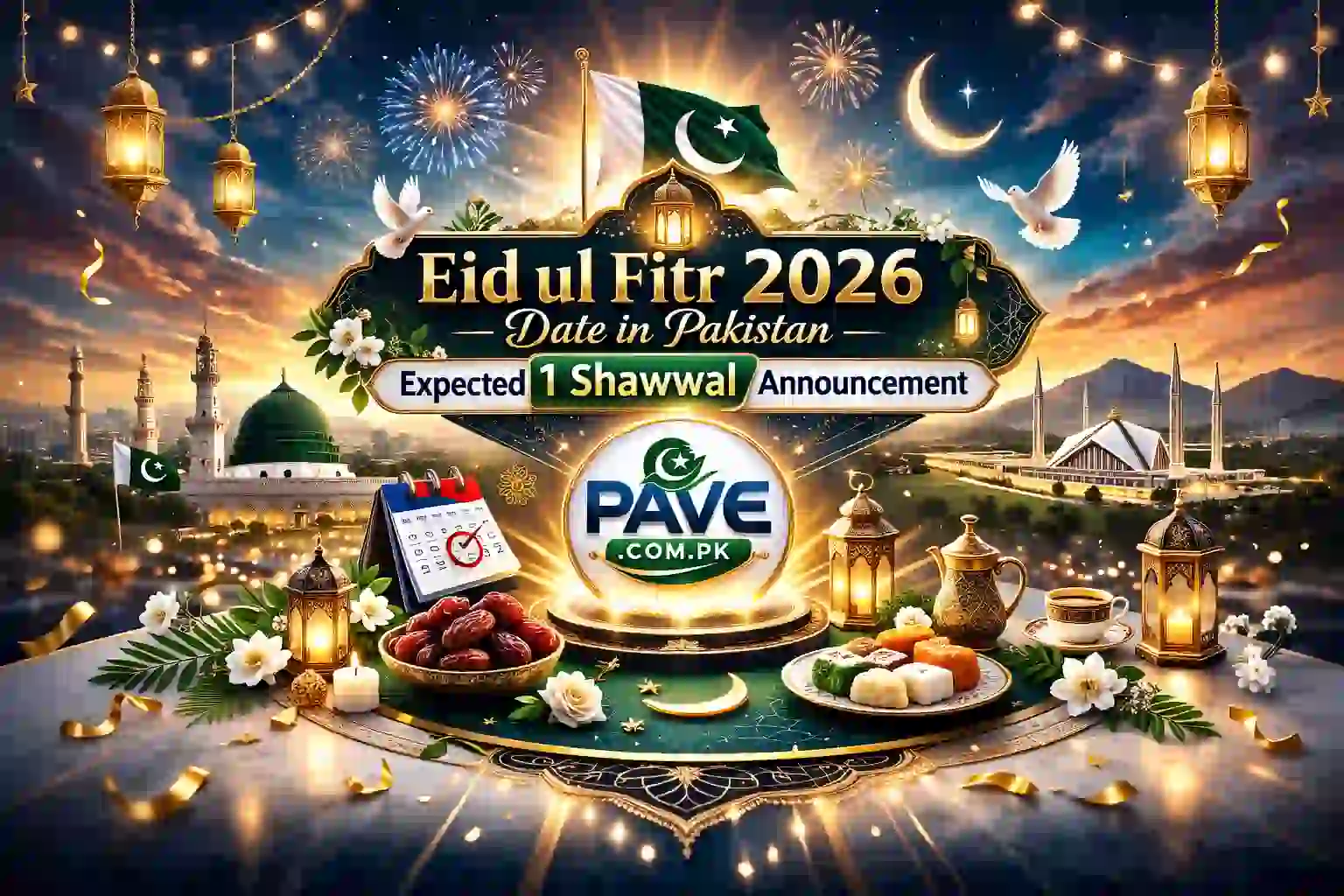 Eid ul Fitr 2026 Date in Pakistan – Expected 1 Shawwal Announcement
