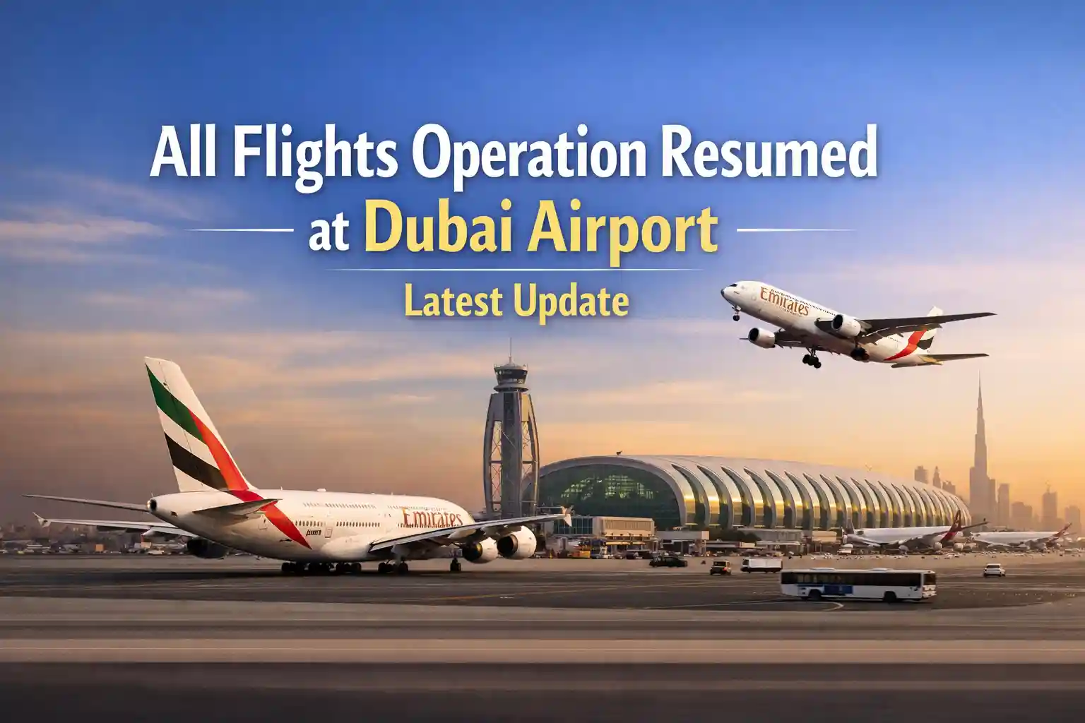 All Flights Operation Resumed at Dubai Airport Latest Update