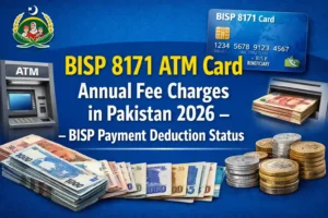 BISP 8171 ATM Card Annual Fee Charges in Pakistan 2026