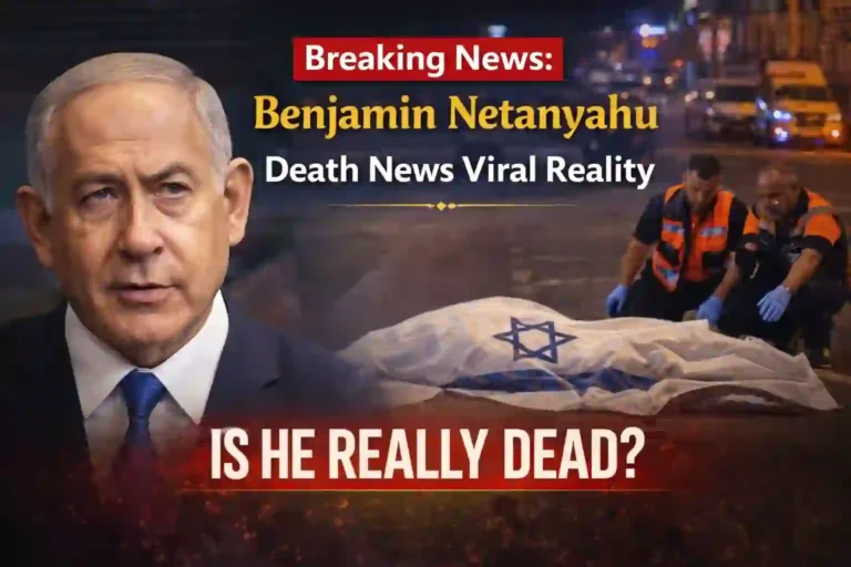 Benjamin Netanyahu Death News Goes Viral – Here Is the Reality 6 Benjamin Netanyahu Death News Viral Reality