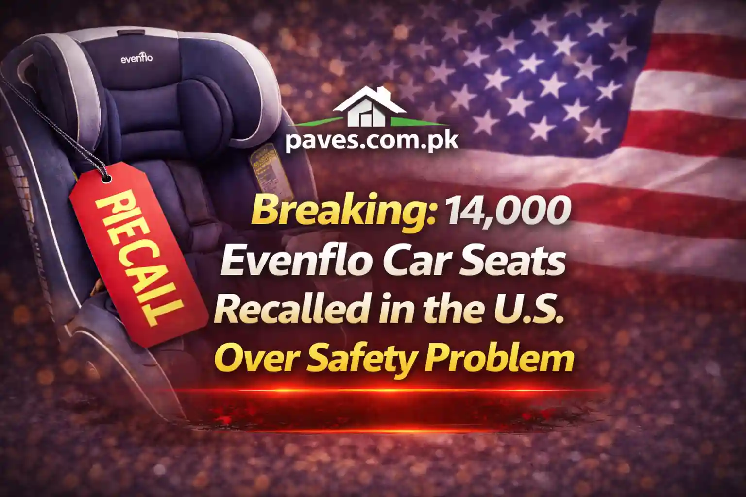 Breaking: 14,000 Evenflo Car Seats Recalled in the U.S. Over Safety Problem 1 Breaking 14,000 Evenflo Car Seats Recalled in the U.S. Over Safety Problem
