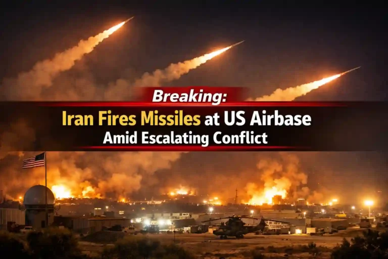 Breaking: Iran Fires Missiles at US Airbase Amid Escalating Conflict 16 Breaking Iran Fires Missiles at US Airbase Amid Escalating Conflict