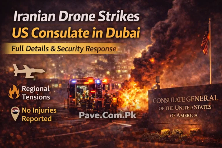 Breaking News Drone Strike Hits US Consulate in Dubai Amid Rising Iran-US Tensions