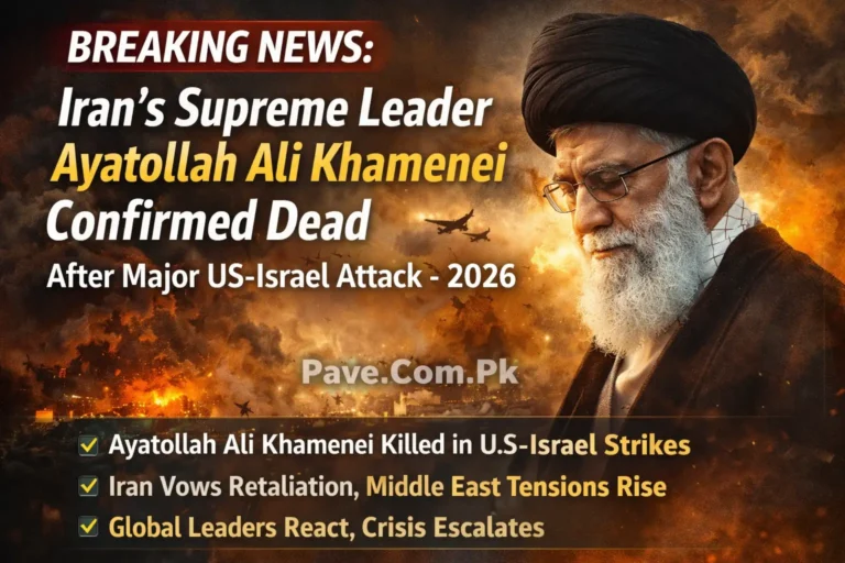 Breaking News Iran’s Supreme Leader Ayatollah Ali Khamenei Confirmed Dead After Major US-Israel Attack