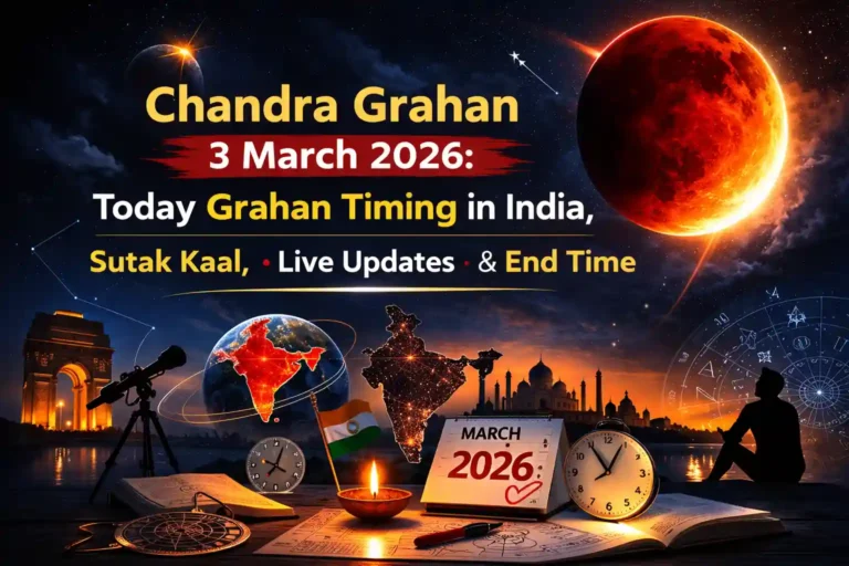 Chandra Grahan 3 March 2026: Today Grahan Timing in India, Sutak Kaal, Live Updates & End Time 6 Chandra Grahan 3 March 2026 Today Grahan Timing in India, Sutak Kaal, Live Updates & End Time