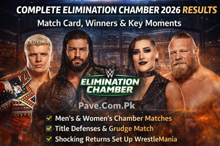 Complete Elimination Chamber 2026 Results: Match Card, Winners & Key Moments 23 Complete Elimination Chamber 2026 Results Match Card, Winners & Key Moments