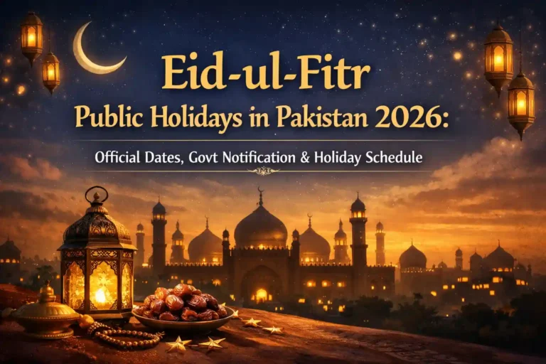 Eid-ul-Fitr Public Holidays in Pakistan 2026
