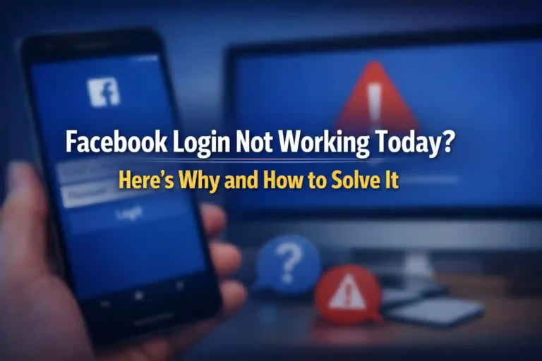 Facebook Login Not Working Today Here’s Why and How to Solve It