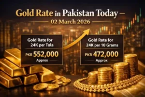 Gold Rate in Pakistan Today – 02 March 2026