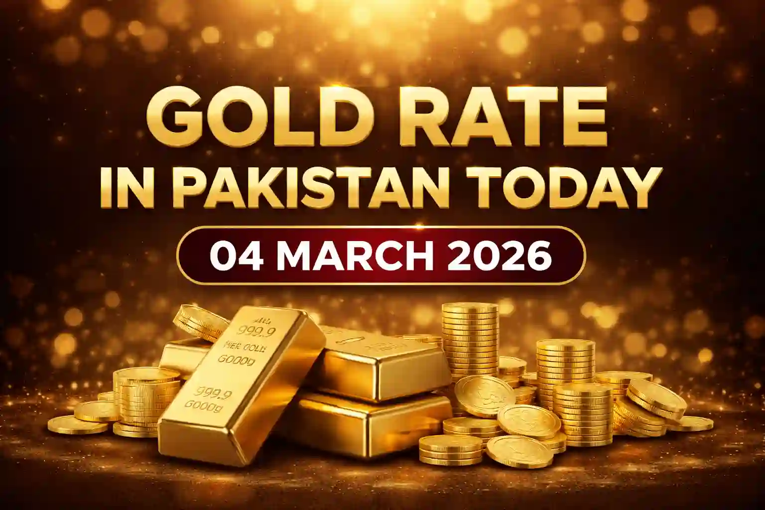 Gold Rate in Pakistan Today – 04 March 2026 (24K, 22K, Per Tola & 10 Gram) 1 Gold Rate in Pakistan Today – 04 March 2026