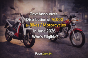 Govt Announces Distribution of 76000 e Bikes Motorcycles in June 2026 – Whos Eligible