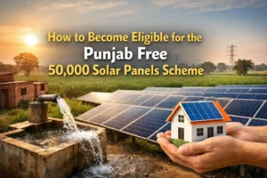 How to Become Eligible for the Punjab Free 50,000 Solar Panels Scheme