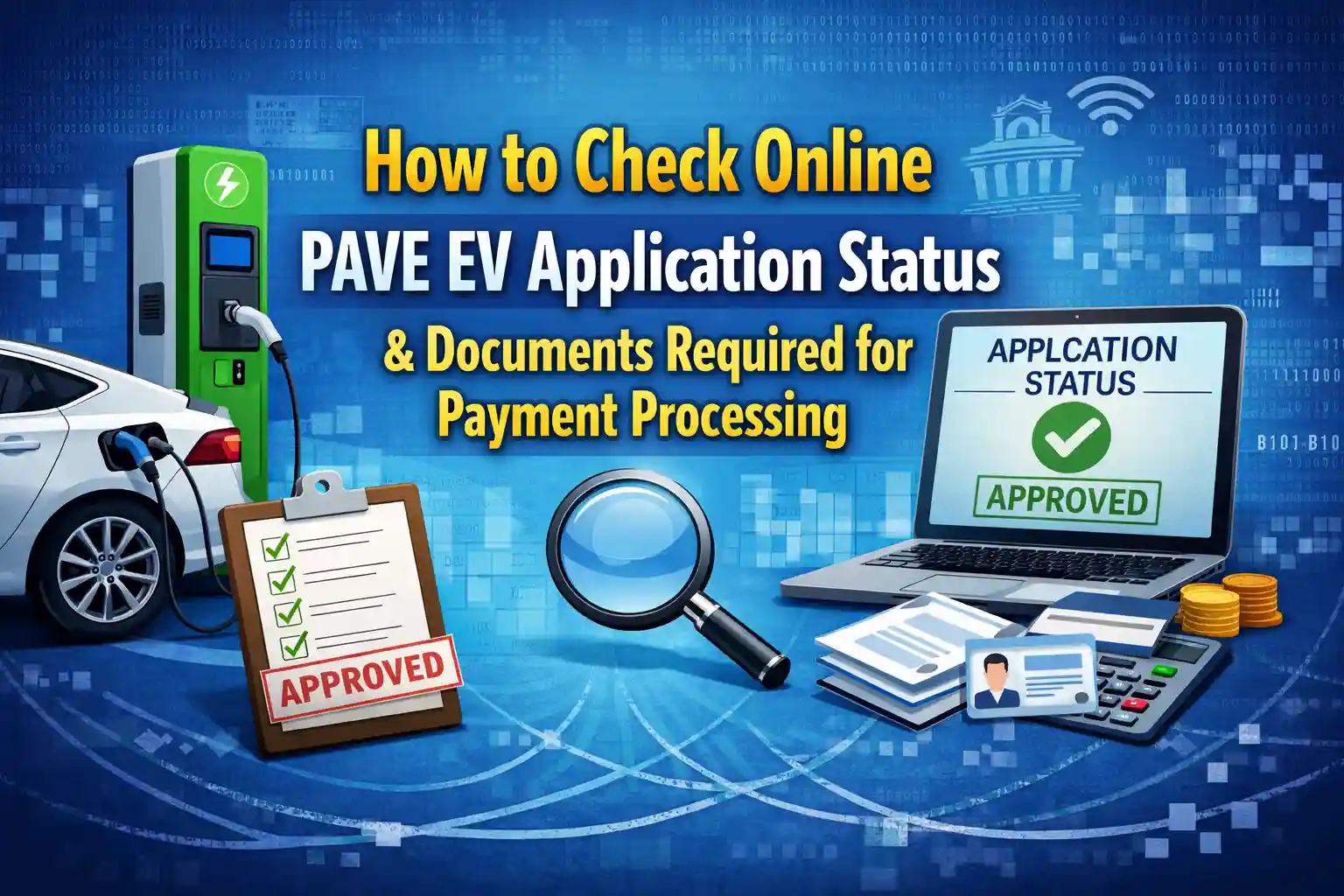 How to Check Online PAVE EV Application Status & Documents Required for Payment Processing