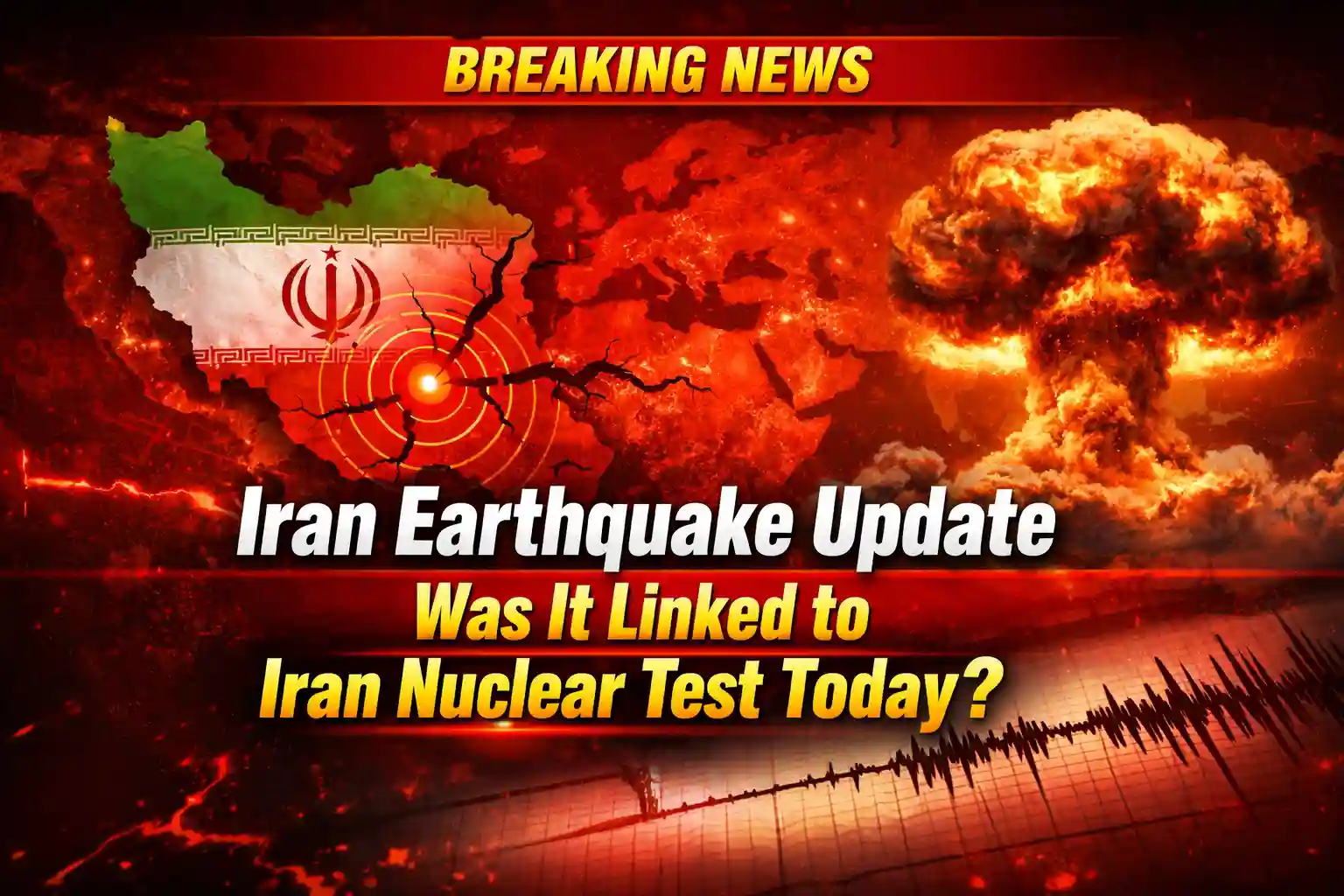 Iran Earthquake Update – Was It Linked to Iran Nuclear Test Today