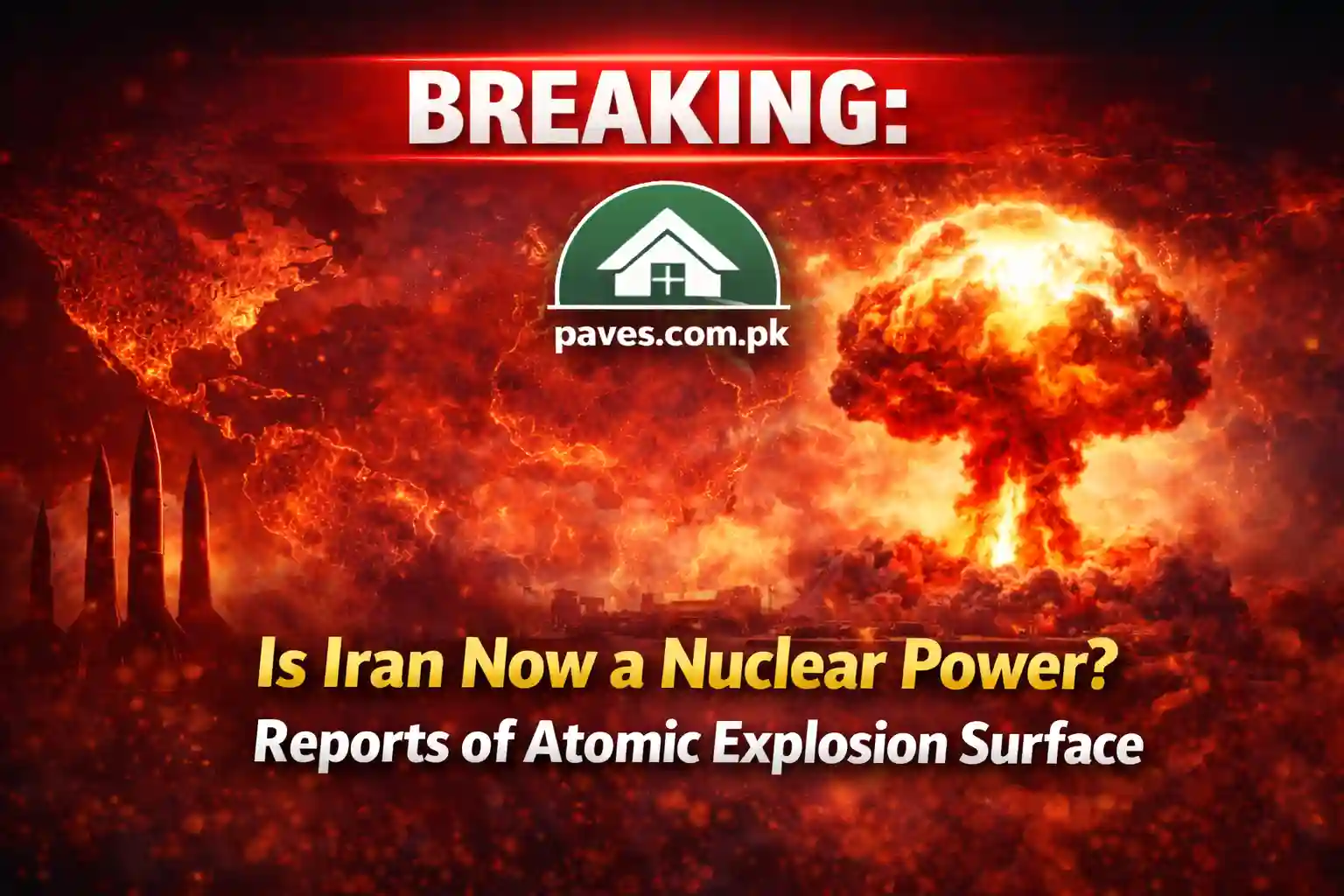 Is Iran Now a Nuclear Power? Reports of Atomic Explosion Surface 1 Is Iran Now a Nuclear Power Reports of Atomic Explosion Surface